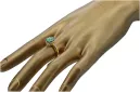 Vintage Ring Emerald 14K Yellow gold vrc157y